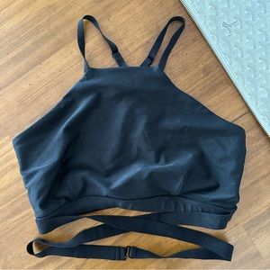 Cross body bra/ crop top -Medium